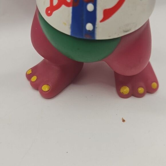 Vintage Barney Purple Dinosaur Lyons Group Fun-Time Baseball Figure Toy 1993 - Picture 4 of 16